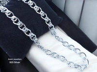 Avani Jewellers Silver Gents Chain - 15.13, 20