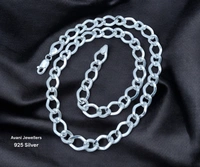 Avani Jewellers Silver Gents Chain - 16.46, 20