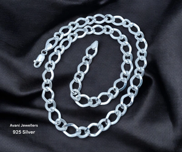 Avani Jewellers Silver Gents Chain - 16.46, 20