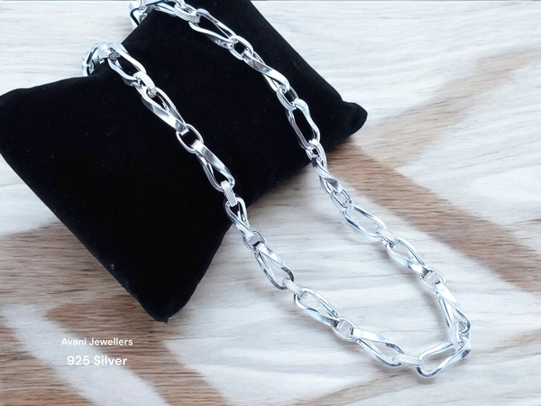 Avani Jewellers Silver Gents Chain - 20.3, 24