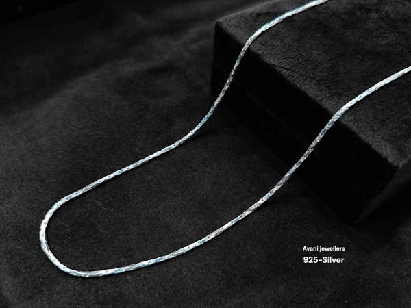Avani Jewellers Silver Gents Chain - 6.39, 22