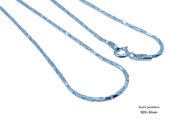 Avani Jewellers Silver Gents Chain - 6.85, 24