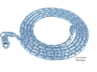 Avani Jewellers Silver Gents Chain - 9.89, 20