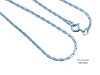 Avani Jewellers Silver Gents Chain - 6.53, 20