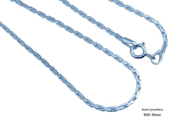 Avani Jewellers Silver Gents Chain - 6.53, 20