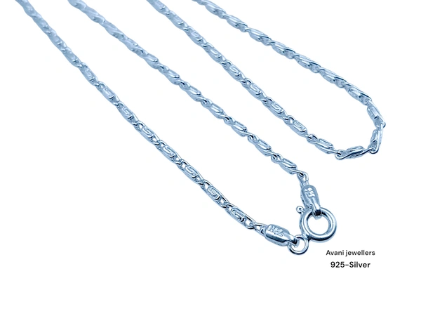 Avani Jewellers Silver Gents Chain - 7.77, 20