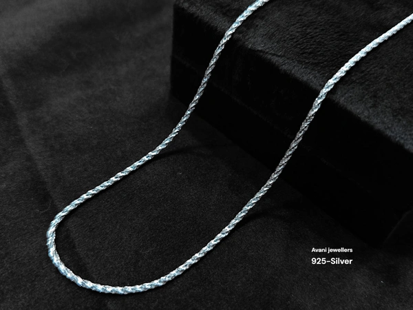 Avani Jewellers Silver Gents Chain - 5.58, 20
