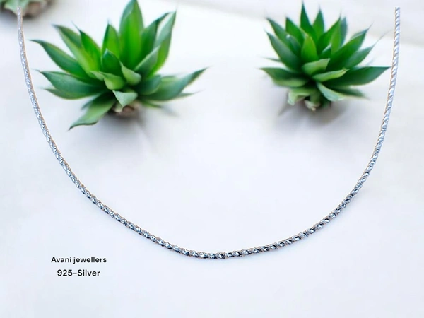 Avani Jewellers Silver Gents Chain - 5.58, 20