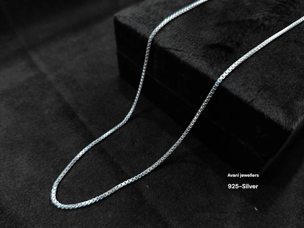 Avani Jewellers Silver Gents Chain - 20.1, 24