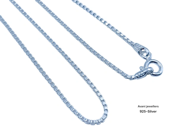 Avani Jewellers Silver Gents Chain - 3.69, 18