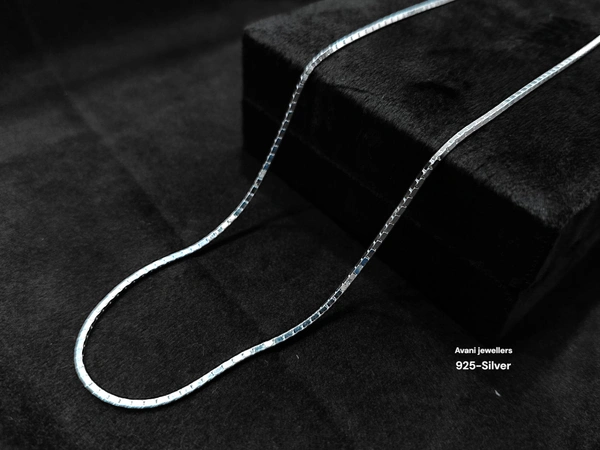 Avani Jewellers Silver Gents Chain - 3.66, 16