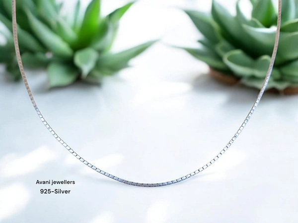 Avani Jewellers Silver Gents Chain - 3.72, 16