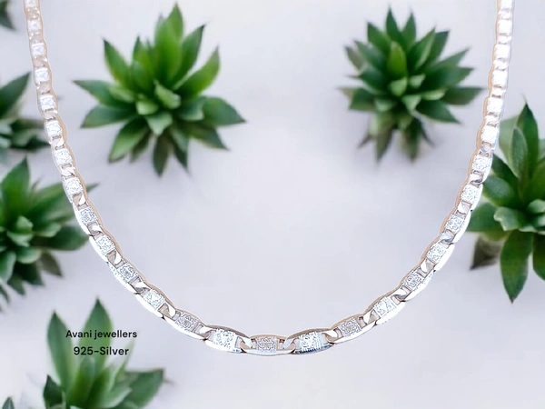 Avani Jewellers Silver Gents Chain - 15.79, 20