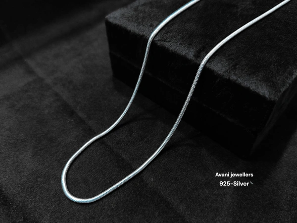 Avani Jewellers Silver Gents Chain - 4.57, 16