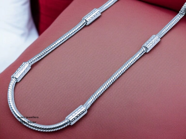Avani Jewellers Silver Gents Chain - 7.65, 16