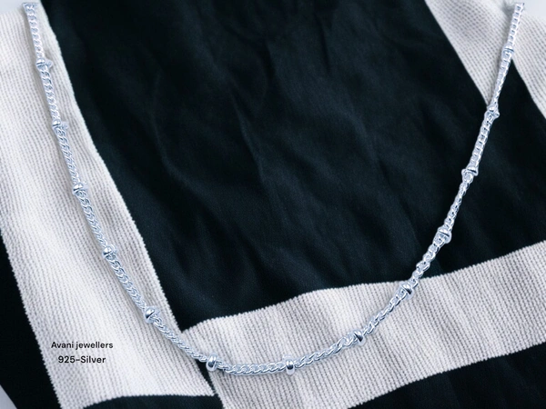 Avani Jewellers Silver Gents Chain - 3.58, 16