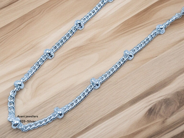 Avani Jewellers Silver Gents Chain - 3.67, 16