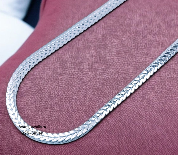 Avani Jewellers Silver Gents Chain - 10.6, 24