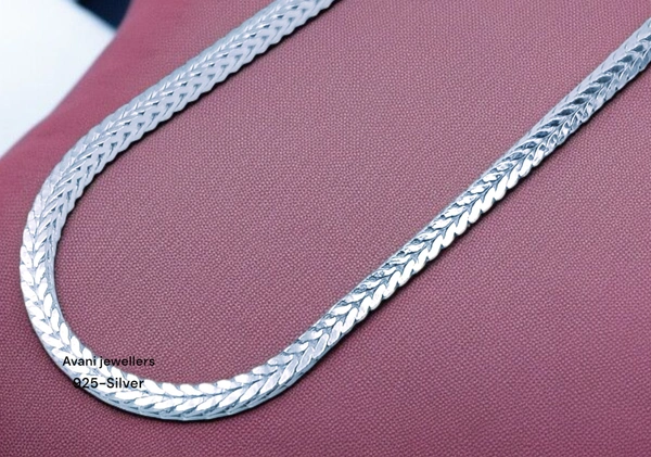 Avani Jewellers Silver Gents Chain - 10.55, 24