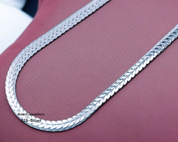 Avani Jewellers Silver Gents Chain - 6.35, 24