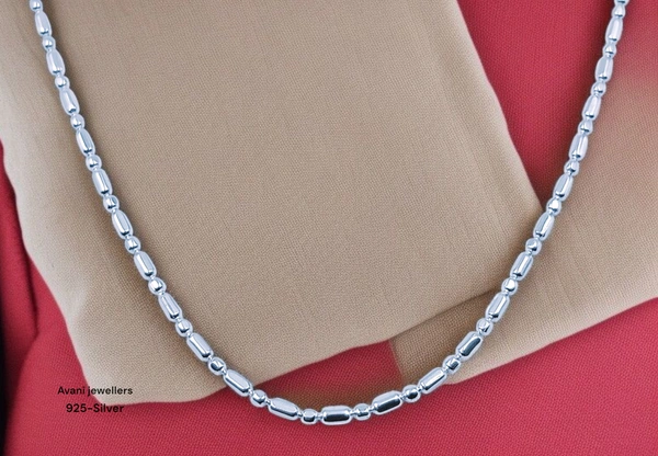 Avani Jewellers Silver Gents Chain - 4.47, 16