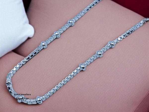 Avani Jewellers Silver Gents Chain - 4.68, 16
