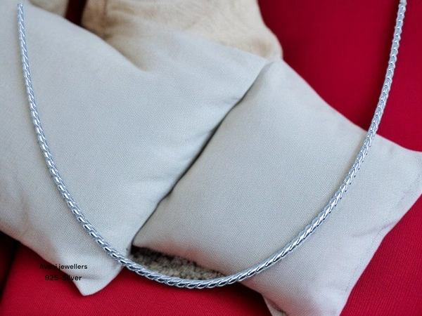 Avani Jewellers Silver Gents Chain - 7.91, 20