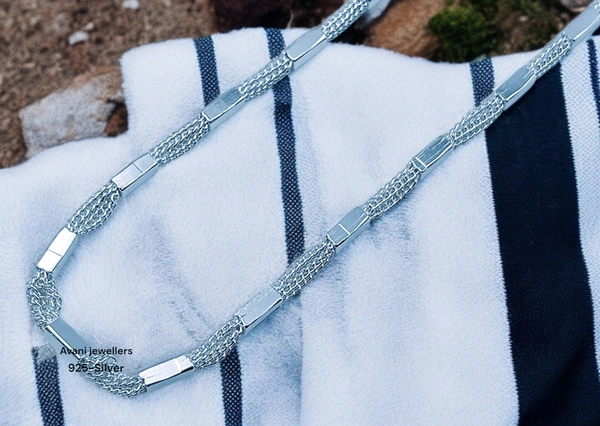 Avani Jewellers Silver Gents Chain - 20.65, 24