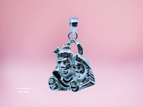 Silver God Pendant - 3.25