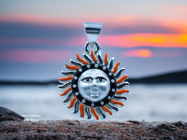 Silver God Pendant - 7.66