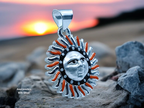 Silver God Pendant - 7.66