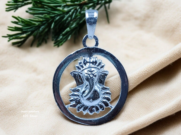 Silver God Pendant - 6