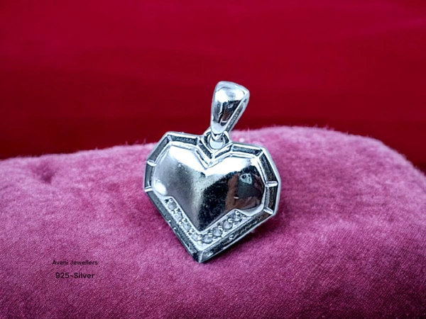 Avani Jewellers Silver Love Pendant - 1.33