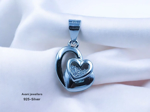 Avani Jewellers Silver Love Pendant - 1.36