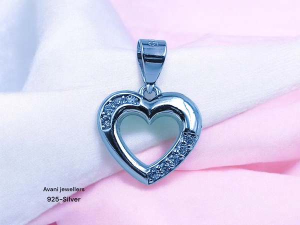 Avani Jewellers Silver Love Pendant - 1.27