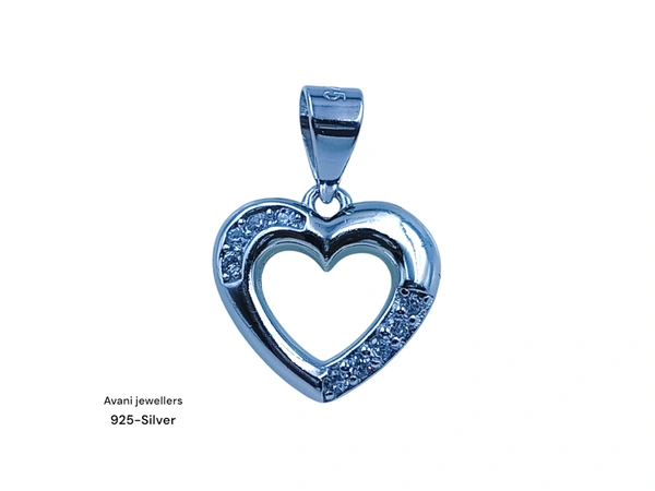 Avani Jewellers Silver Love Pendant - 1.27