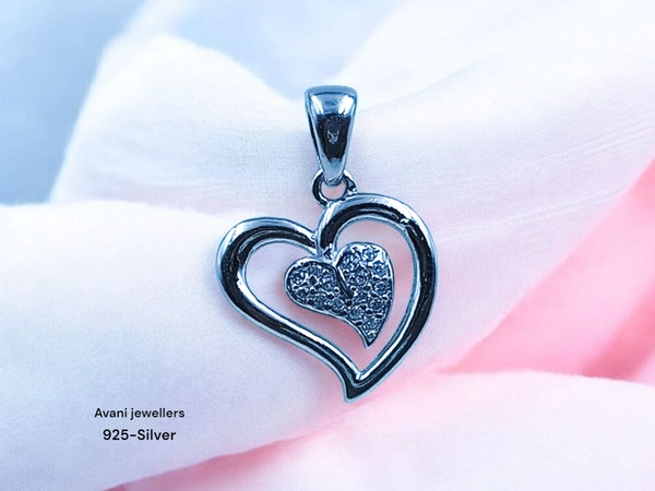 Avani Jewellers Silver Love Pendant - 1.14