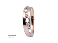 Avani Jewellers Silver Ladies Plain Ring - 1.39, 14, ROSE