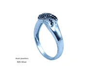 Avani Jewellers Silver Ladies Plain Ring - 1.77, 10