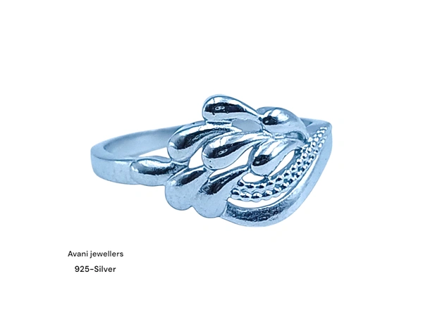 Avani Jewellers Silver Ladies Plain Ring - 1.63, 10