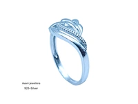 Avani Jewellers Silver Ladies Plain Ring - 1.63, 10