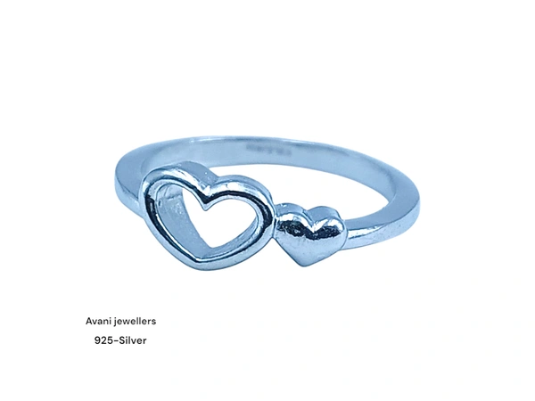 Avani Jewellers Silver Ladies Plain Ring - 1.99, 12