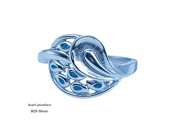 Avani Jewellers Silver Ladies Plain Ring - 1.86, 11