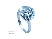 Avani Jewellers Silver Ladies Plain Ring - 1.86, 11