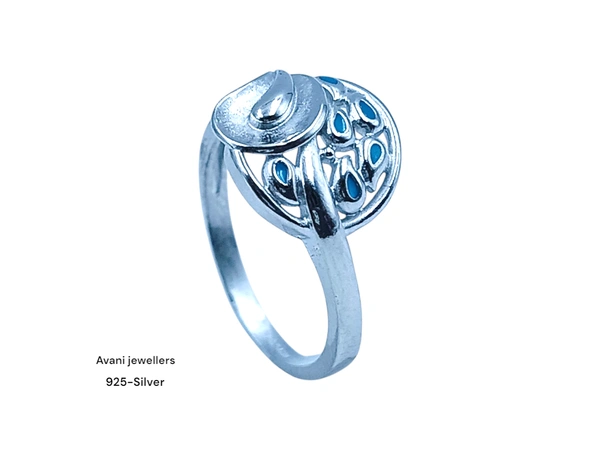 Avani Jewellers Silver Ladies Plain Ring - 1.86, 11