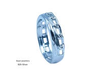 Avani Jewellers Silver Ladies Plain Ring - 2.45, 11