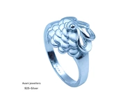 Avani Jewellers Silver Ladies Plain Ring - 2.08, 12