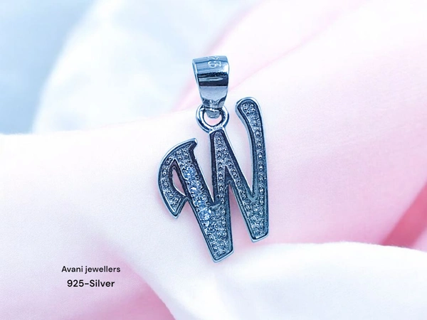 Avani Jewellers Silver Name Pendant - 1.32