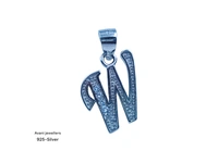 Avani Jewellers Silver Name Pendant - 1.32