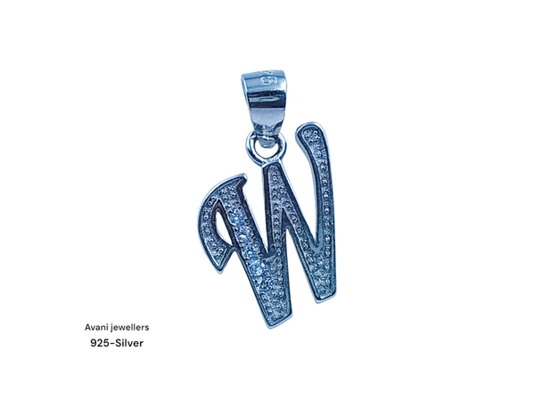 Avani Jewellers Silver Name Pendant - 1.32